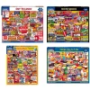 Set of 4: Artist Charlie Girard - Favorite Foods Bundle 1000 piece