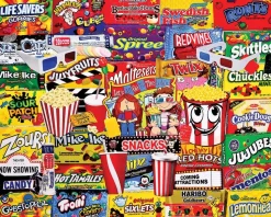Set of 4: Artist Charlie Girard - Favorite Foods Bundle 1000 piece