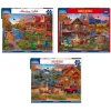 Set of 3: Artist David Maclean - Lake Retreats Bundle 1000 piece