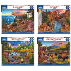 Set of 4: Artist David Maclean - National Parks Bundle 1000 piece