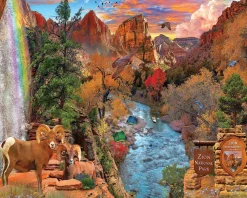 Set of 4: Artist David Maclean - National Parks Bundle 1000 piece