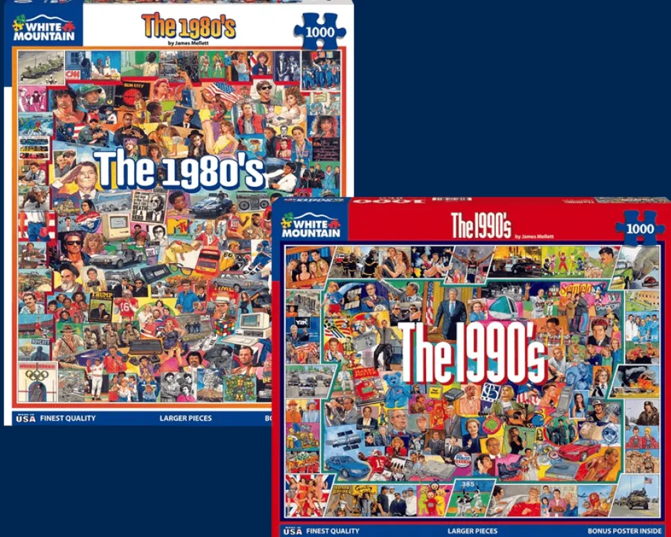 Set of 2: Artist Jim Mellett- Decades Bundle 1000 Piece