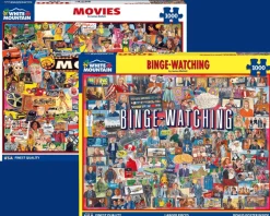 Set of 2: Artist Jim Mellett- Pop Culture Bundle 1000 piece