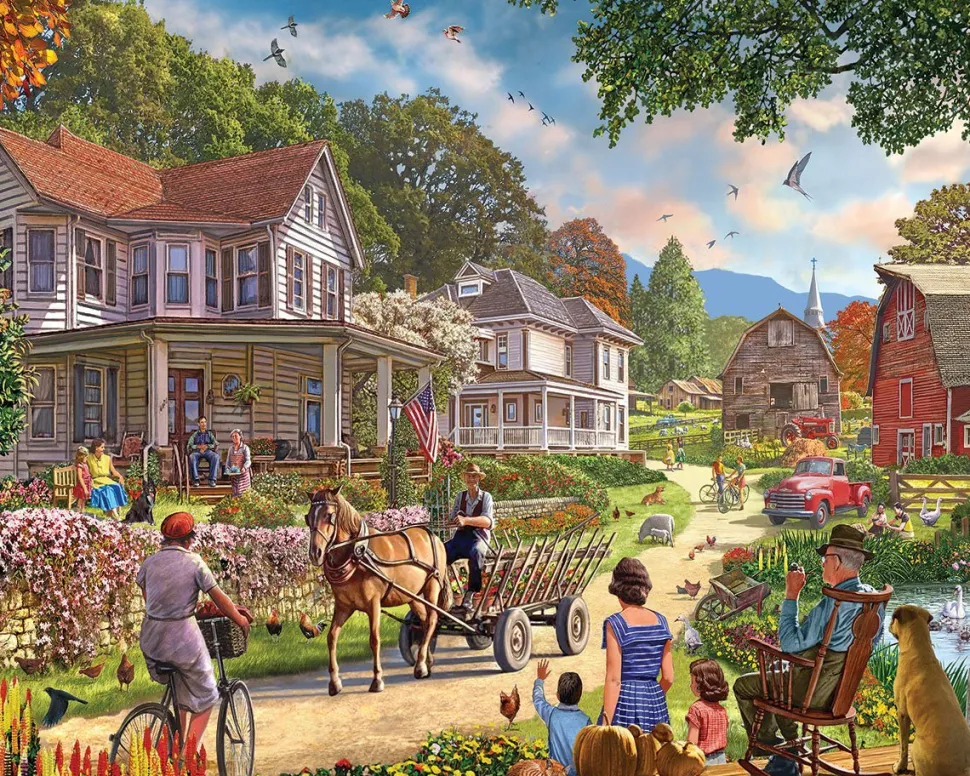 Set of 3: Artist Steve Crisp - Country Retreats Bundle 1000 piece