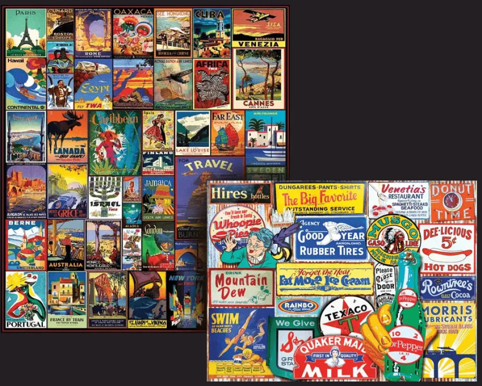 Set of 2: Best Selling 500 Piece Puzzle Bundle