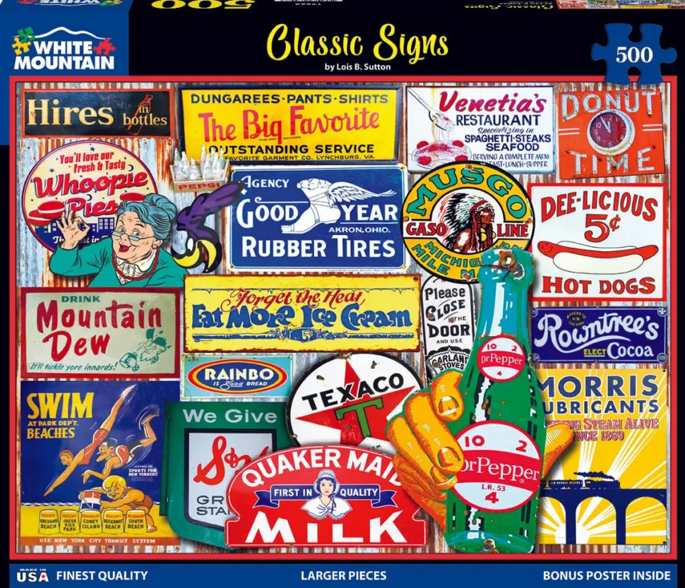 Set of 2: Best Selling 500 Piece Puzzle Bundle