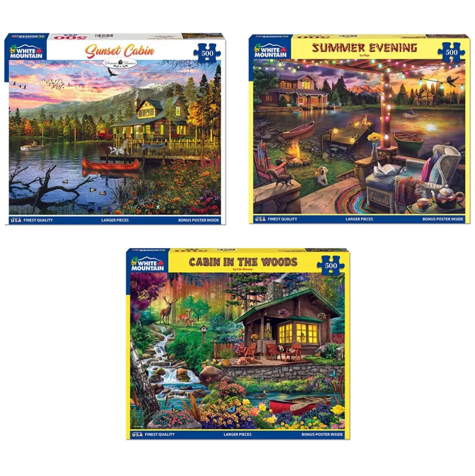 Set of 3: Life on the Lake Bundle 500 piece