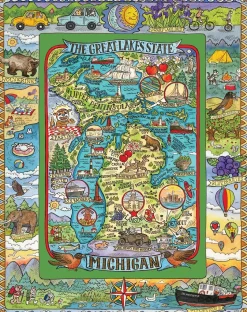 Set of 3: Michigan Bundle 1000 piece