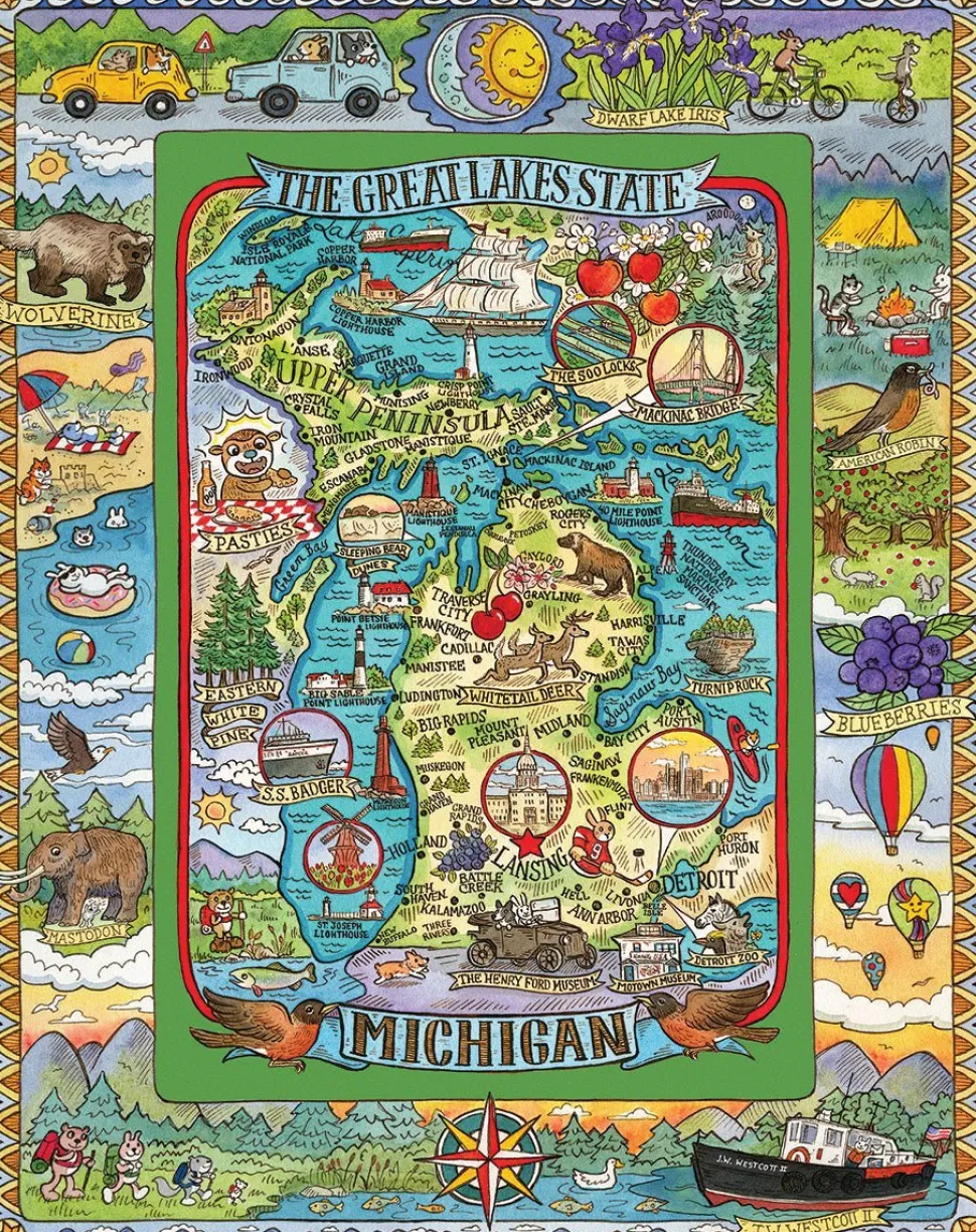 Set of 3: Michigan Bundle 1000 piece