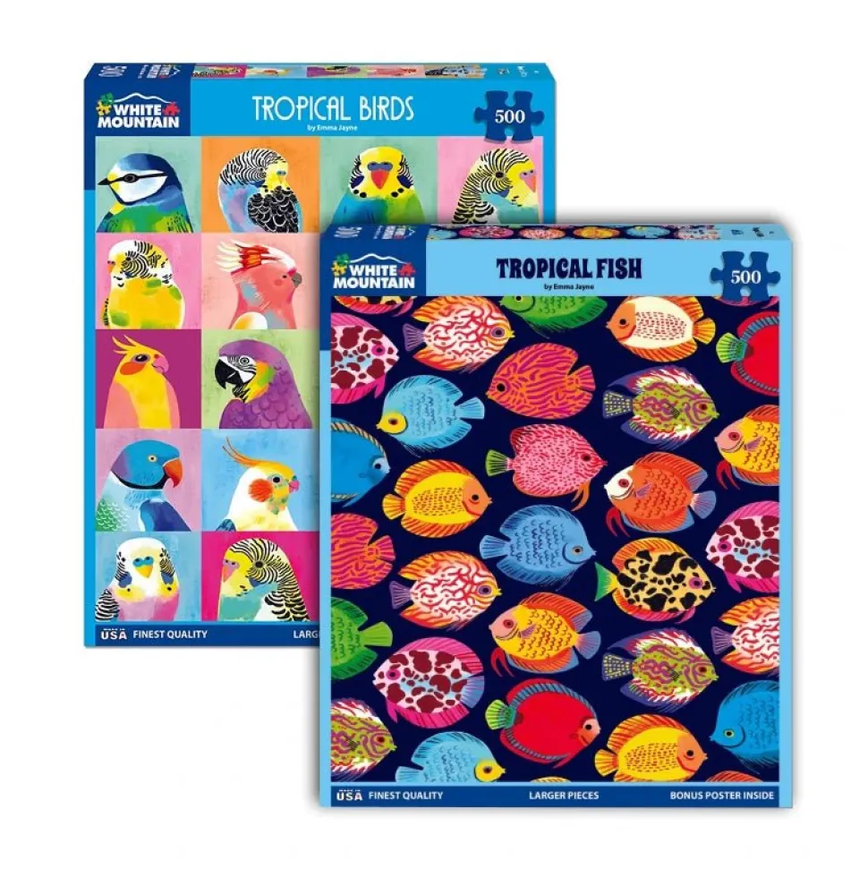 Set of 2: NEW Tropical Animal Bundle 500 piece