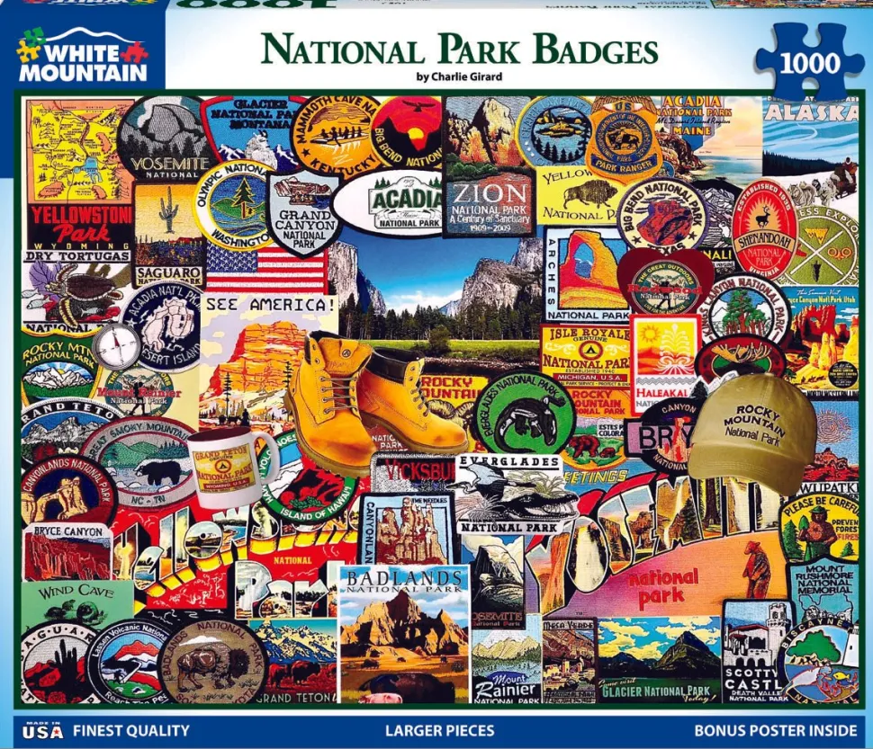 Set of 2: Travel Puzzle Bundle 1000 Piece