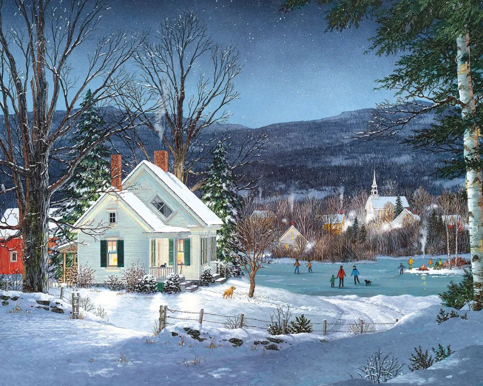 Skating Party (1523pz) - 1000 Piece Jigsaw Puzzle
