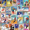 Ski Stamps (1915pz) - 1000 Piece Jigsaw Puzzle