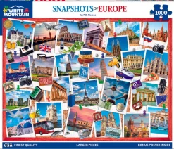 Snapshots of Europe (1601pz) - 1000 Piece Jigsaw Puzzle