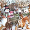 Snowman & Friends (1757pz) - 300 Piece Jigsaw Puzzle