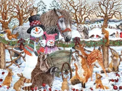 Snowman & Friends (1757pz) - 300 Piece Jigsaw Puzzle