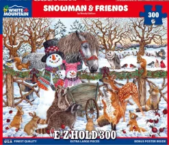 Snowman & Friends (1757pz) - 300 Piece Jigsaw Puzzle