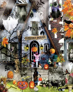 Spooky House (1824pz) - 1000 Piece Jigsaw Puzzle