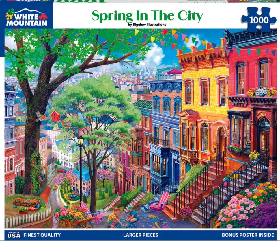 Spring In The City (2024pz) - 1000 Piece Jigsaw Puzzle