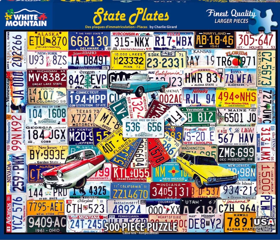 State Plates (1259pz) - 500 Pieces