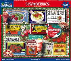 Strawberries (1878pz) - 1000 Piece Jigsaw Puzzle