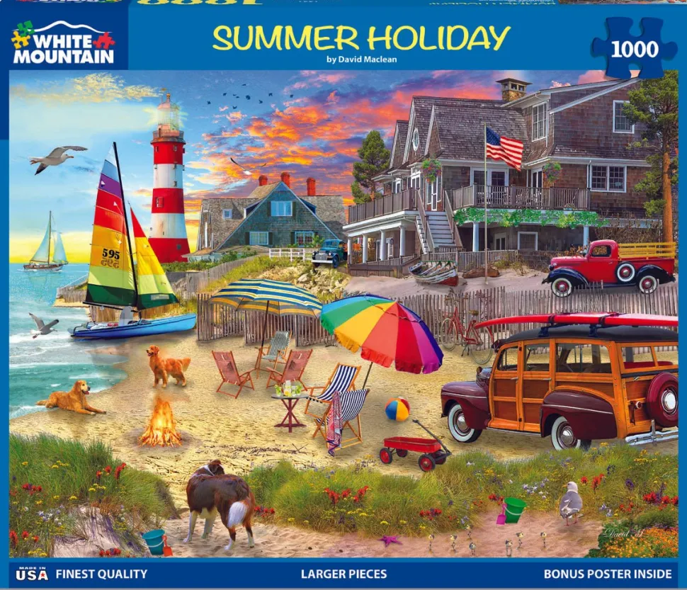 Summer Holiday (1991pz) - 1000 Piece Jigsaw Puzzle