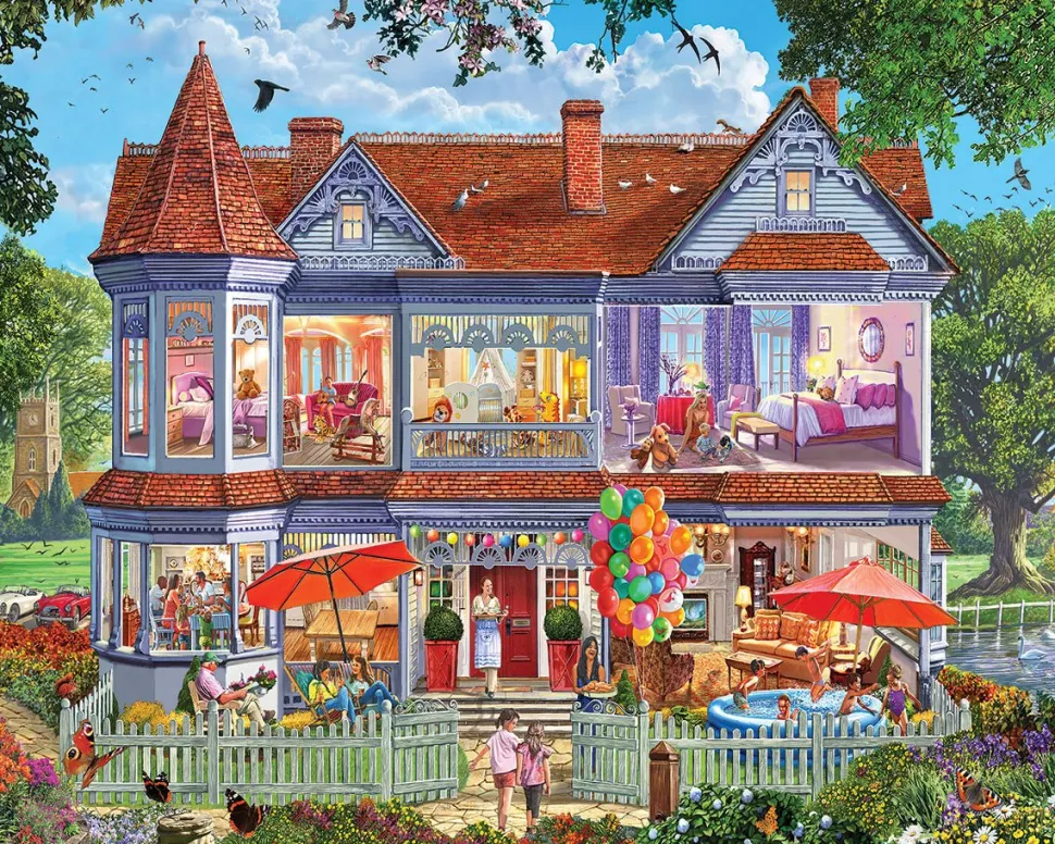 Summer House (1857pz) - 1000 Piece Jigsaw Puzzle