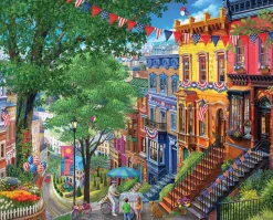 Summer In The City (2037pz) - 1000 Piece Jigsaw Puzzle