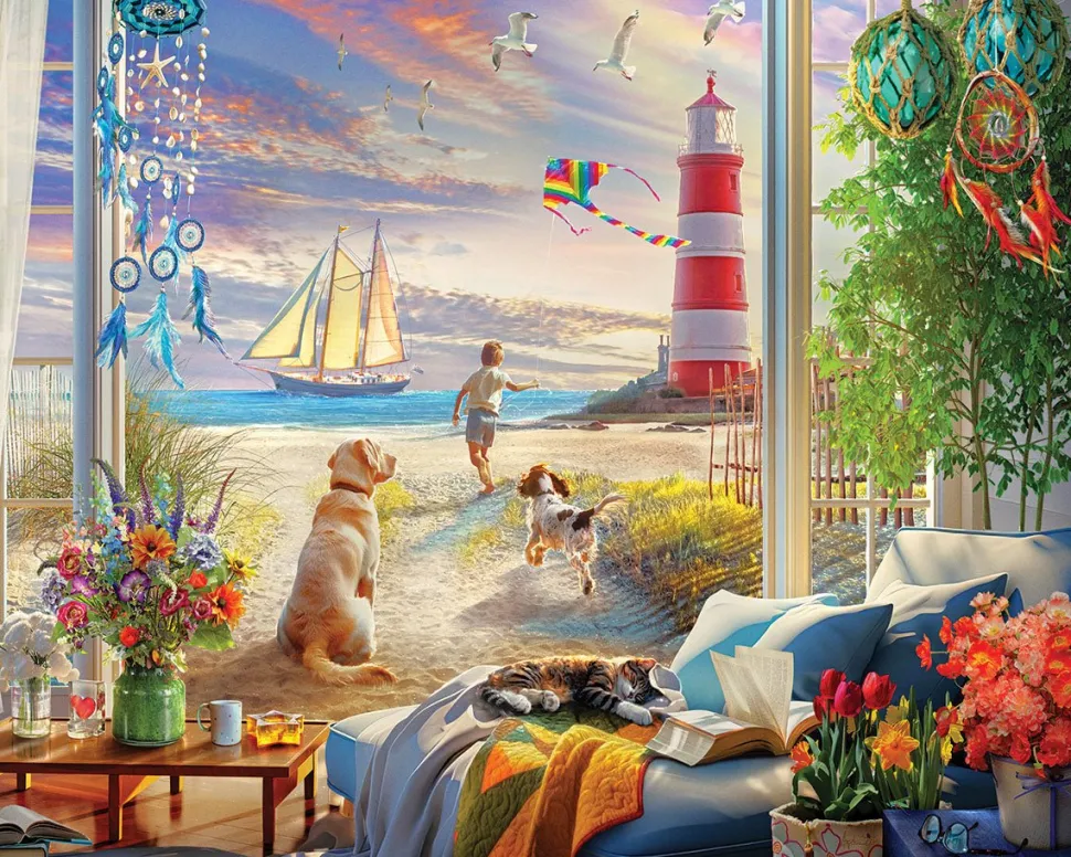 Summer Read (2097pz) - 500 Piece Jigsaw Puzzle