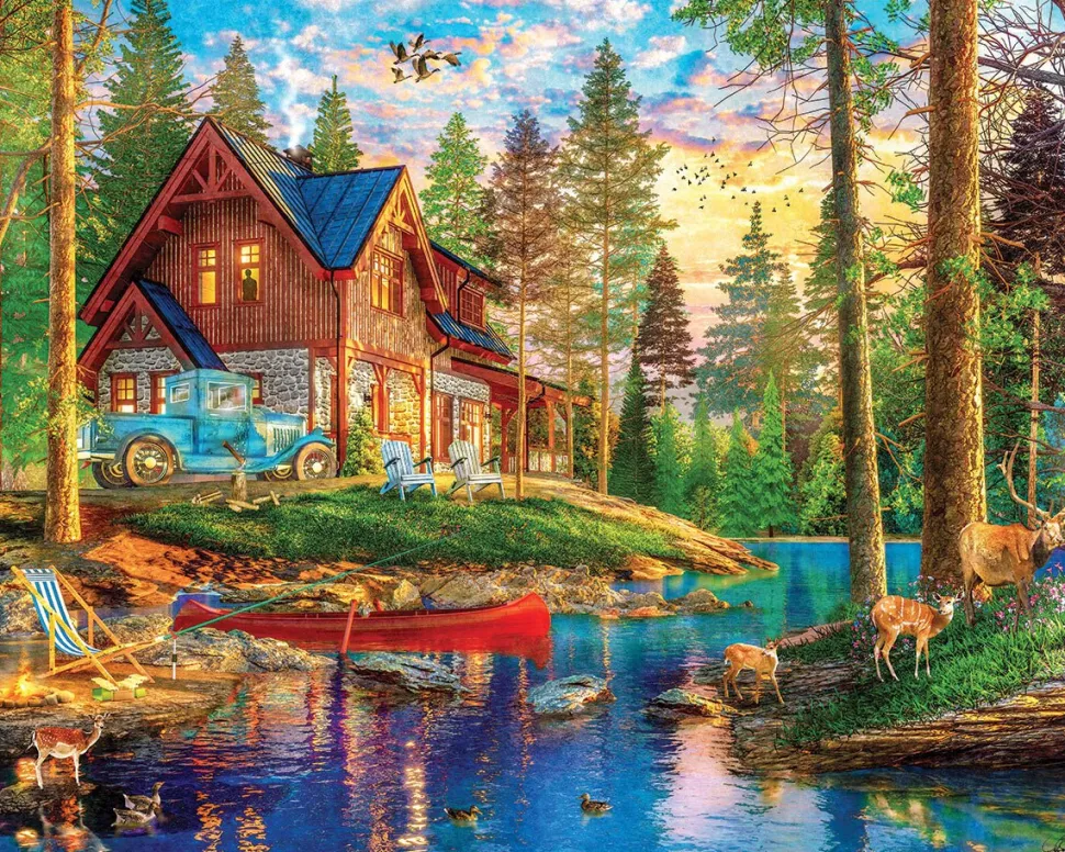 Summer Retreat (1907pz) - 1000 Piece Jigsaw Puzzle