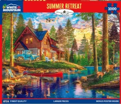 Summer Retreat (1907pz) - 1000 Piece Jigsaw Puzzle
