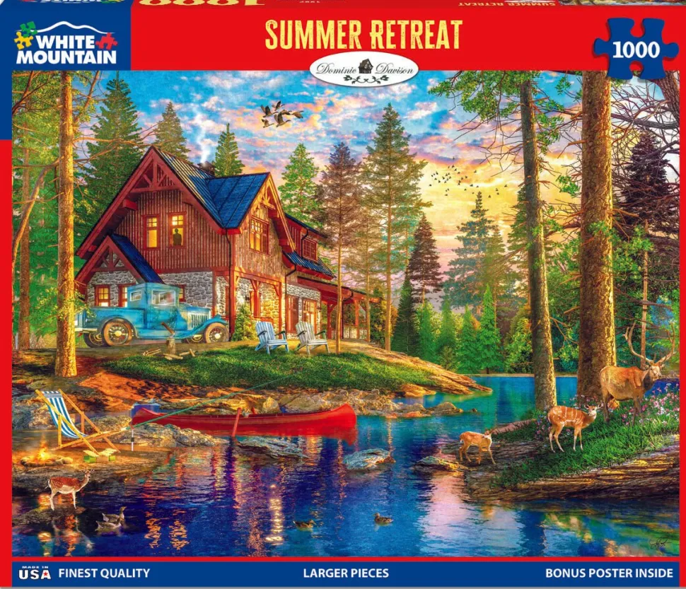 Summer Retreat (1907pz) - 1000 Piece Jigsaw Puzzle