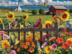 Sunday Gathering (2005pz) - 500 Piece Jigsaw Puzzle