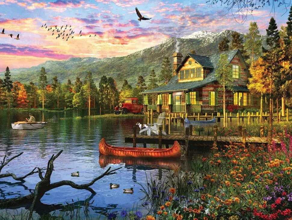 Sunset Cabin (1416pz) - 500 Pieces