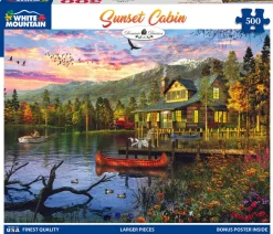 Sunset Cabin (1416pz) - 500 Pieces