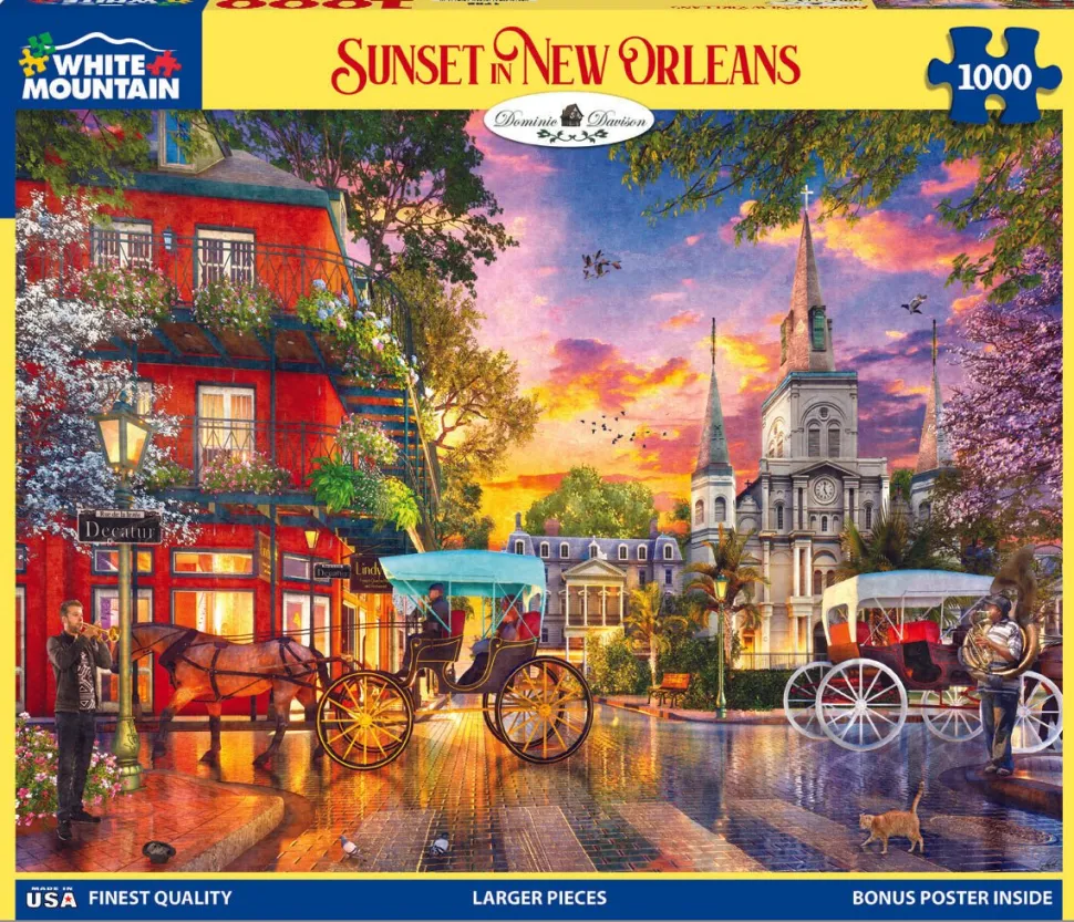 Sunset in New Orleans (1782pz) - 1000 Piece Jigsaw Puzzle