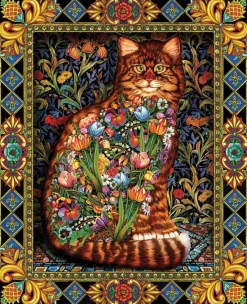 Tapestry Cat (402pz) - 1000 Pieces
