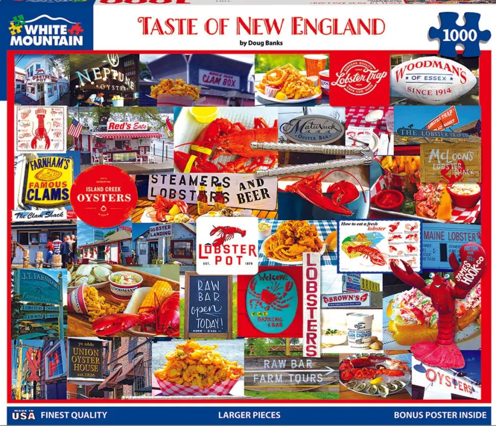 Taste Of New England (2102pz) - 1000 Piece Jigsaw Puzzle