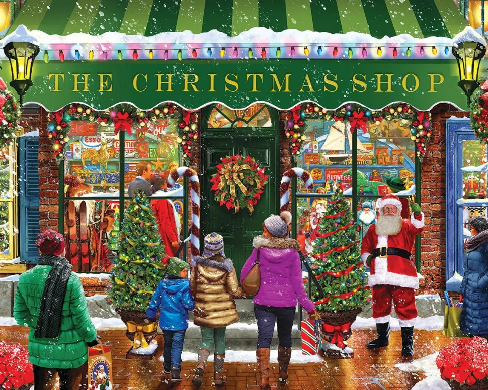 The Christmas Shop (1792pz) - 1000 Piece Jigsaw Puzzle