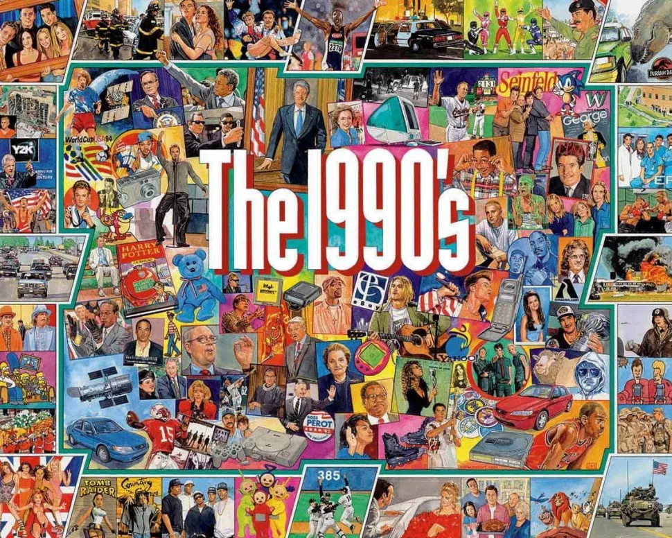 The Nineties (959pz) - 1000 Piece Jigsaw Puzzle