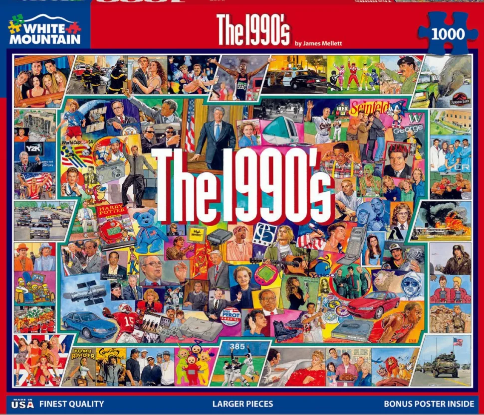 The Nineties (959pz) - 1000 Piece Jigsaw Puzzle