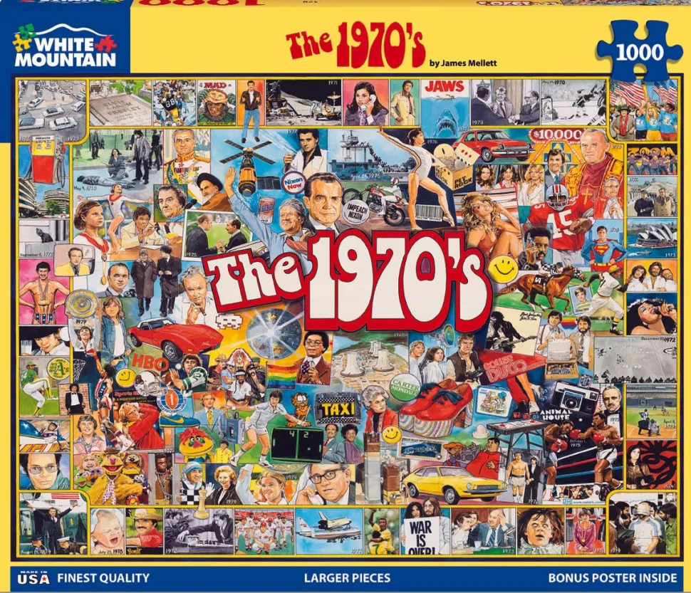 The 1970's (478pz) - 1000 Piece Jigsaw Puzzle