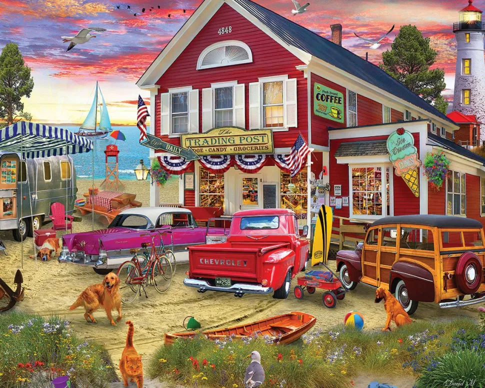 The Trading Post (1882pz) - 1000 Piece Jigsaw Puzzle