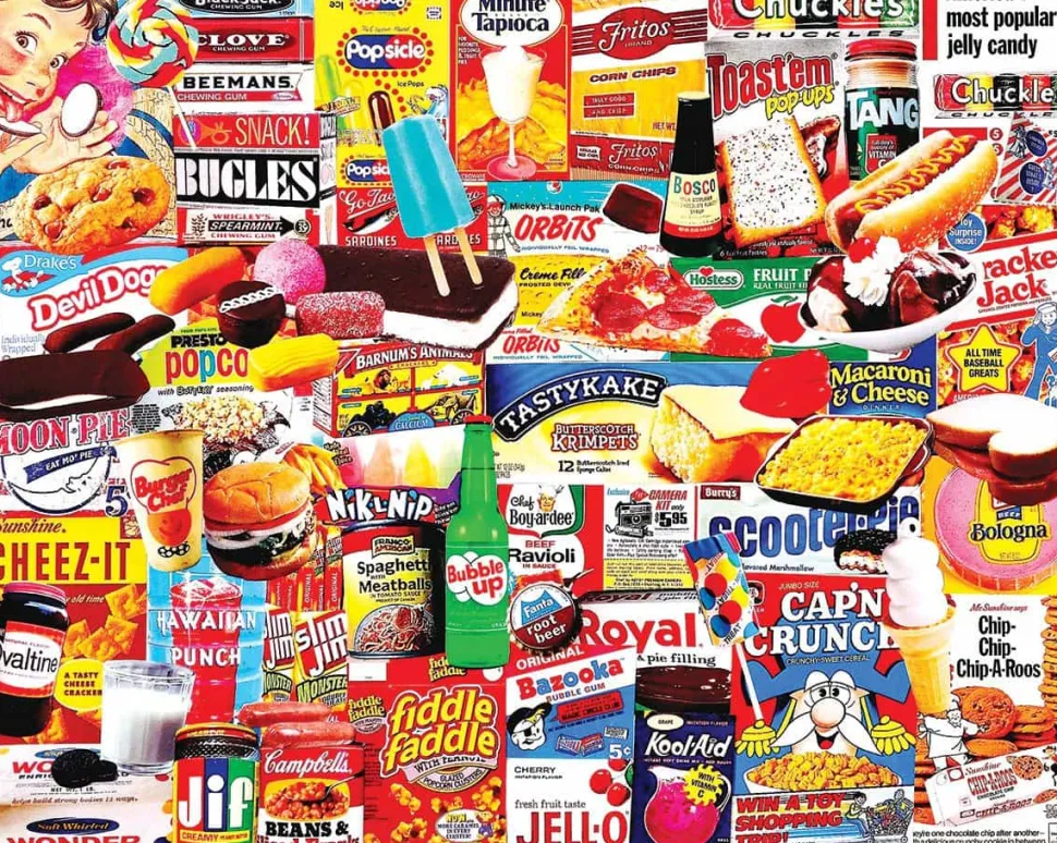 Things I Ate As A Kid (1110pz) - 1000 Piece Jigsaw Puzzle