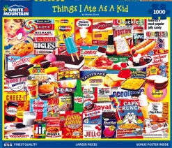 Things I Ate As A Kid (1110pz) - 1000 Piece Jigsaw Puzzle