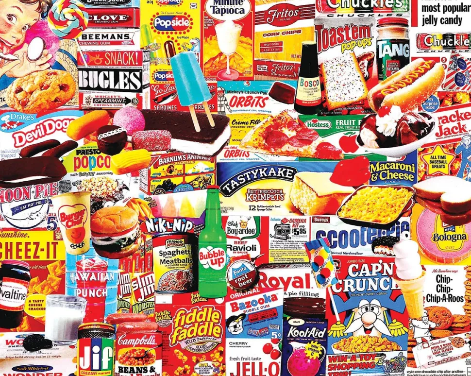 Things I ate as a kid (1110t) - 1000 PC (Small 20"x27" Format)