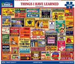 Things I Have Learned (2062pz) - 1000 Piece Jigsaw Puzzle