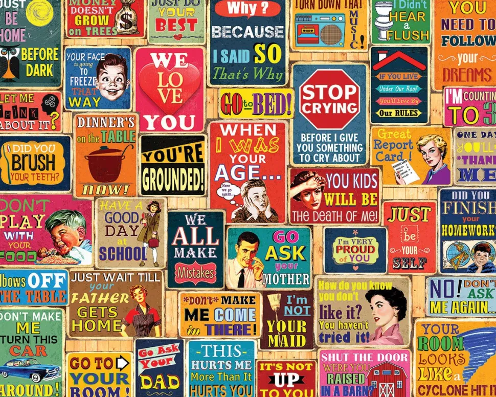 Things Parents Say (1760t) - 1000 PC (Small 20"x27" Format)