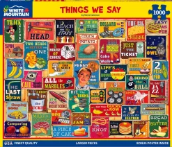 Things We Say (1733pz) - 1000 Piece Jigsaw Puzzle