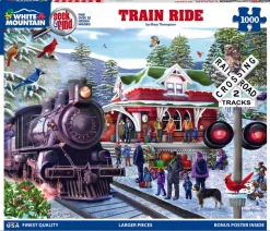 Train Ride - Seek & Find (1710) - 1000 Piece Jigsaw Puzzle